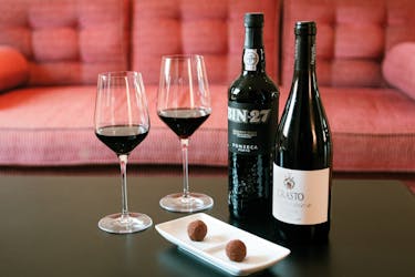The Wine School wine pairing with chocolate truffles